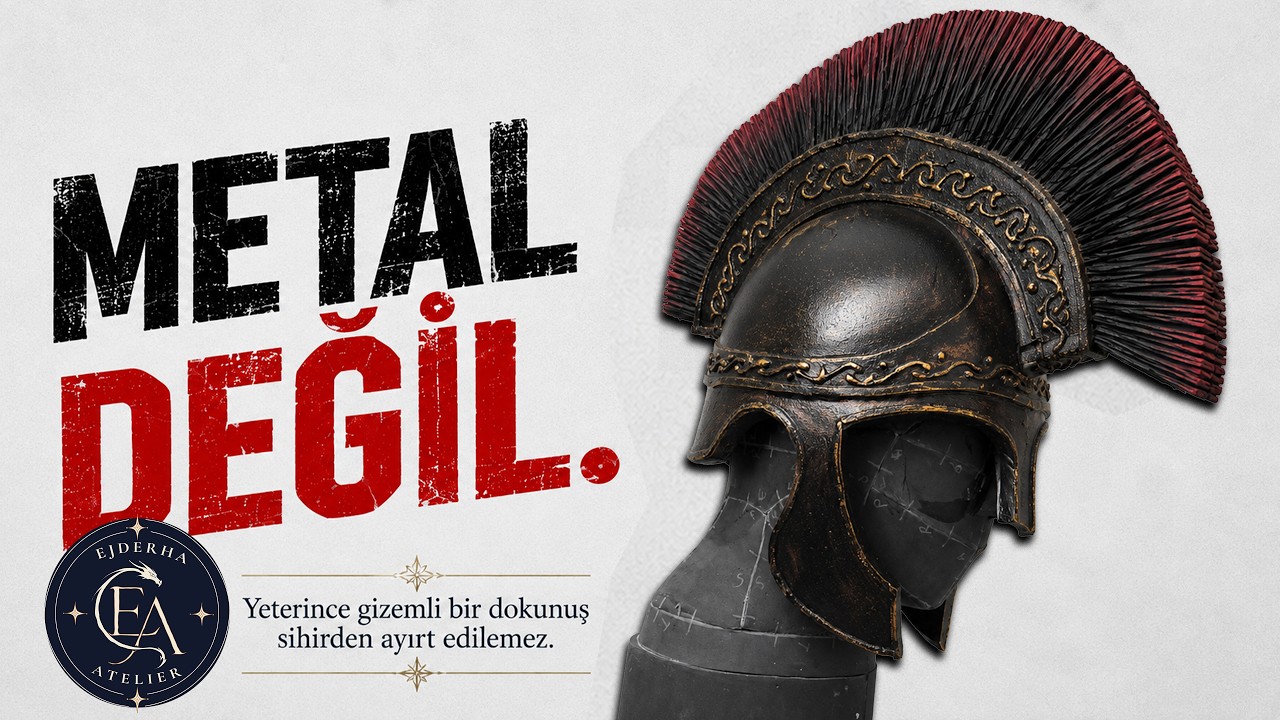 Odysseus kaskı, EVA köpükten el yapımı